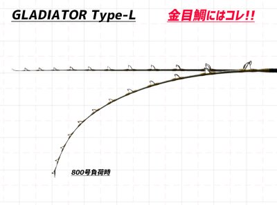 画像3: [カラーサンプル] FRONTIER GLADIATOR Type-L ゴールドガイド ゴールドラメ [つり吉001]